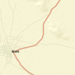 Melfi Street Map
