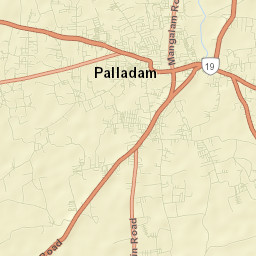 Palladam Street Map