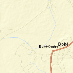 Boké Street Map