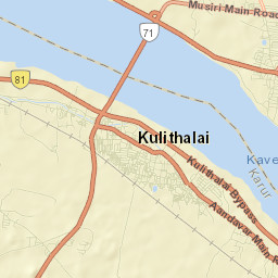 Kulittalai Street Map