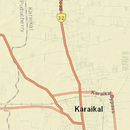 Karaikal Street Map