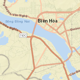 Biên Hòa Street Map