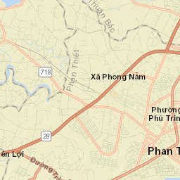 Phan Thiết Street Map