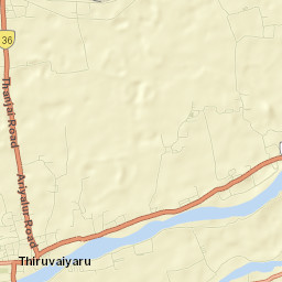 Thiruvaiyaru Street Map