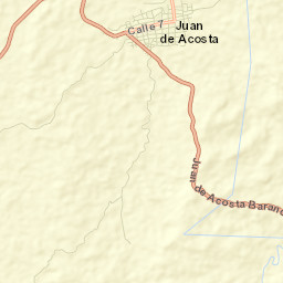Juan de Acosta Street Map