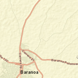 Baranoa Street Map