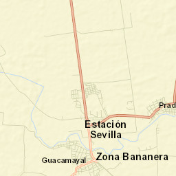 Zona Bananera Street Map