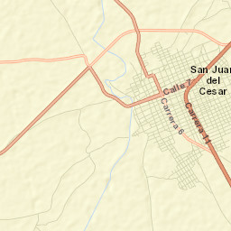 San Juan del Cesar Street Map