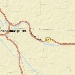 Needamangalam Street Map