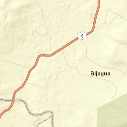 Bijagua Street Map