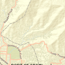 Port of Spain Street Map