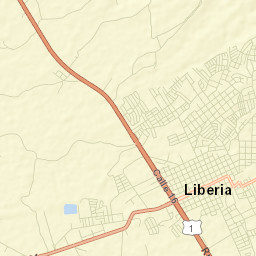 Liberia Street Map