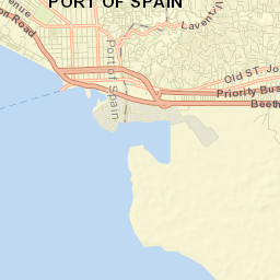 Laventille Street Map