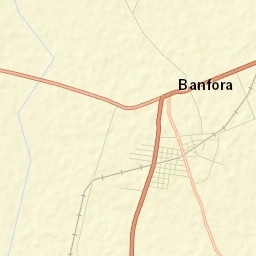 Banfora Street Map