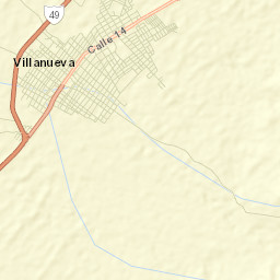 Villanueva Street Map