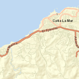 Catia La Mar Street Map
