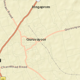Guruvayur Street Map
