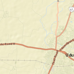 Udumalaippettai Street Map