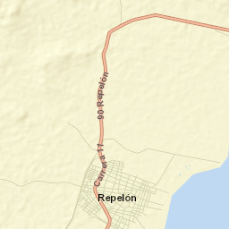 Repelón Street Map