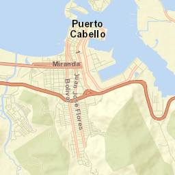 Puerto Cabello Street Map