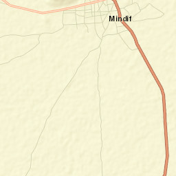 Mindif Street Map