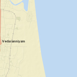 Vedaraniyam Street Map