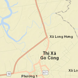 Thị Xã Gò Công Street Map