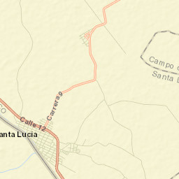 Santa Lucía Street Map