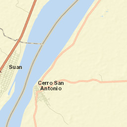Cerro de San Antonio Street Map