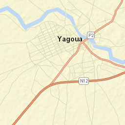 Yagoua Street Map