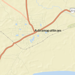 Adirampattinam Street Map