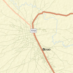 Birao Street Map