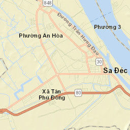 Sa Dec city Street Map