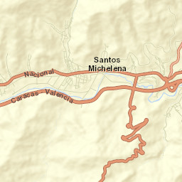 Las Tejerías Street Map