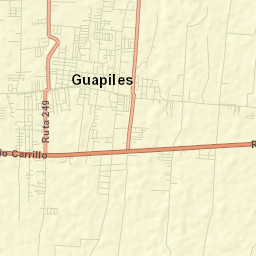 Guápiles Street Map