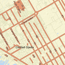 Ciudad Ojeda Street Map