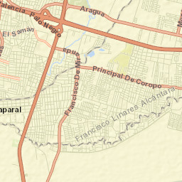 Santa Rita Street Map
