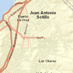 Puerto La Cruz Street Map