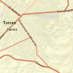 Carora Street Map