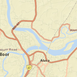 Aluva Street Map