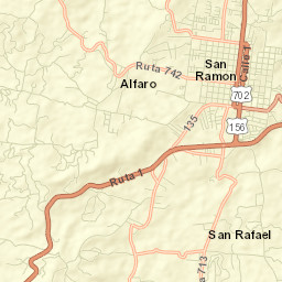 San Ramón Street Map
