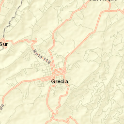 Grecia Street Map
