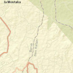 Barva Street Map