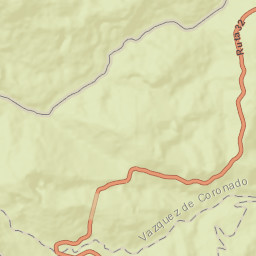 Vázquez de Coronado Street Map