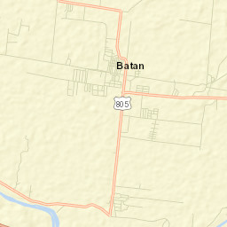 Batán Street Map