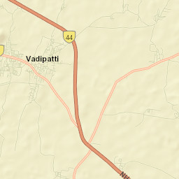 Vadippatti Street Map