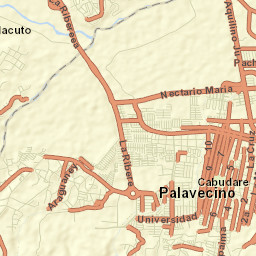 Cabudare Street Map