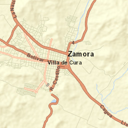Villa de Cura Street Map