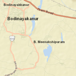 Bodinayakkanur Street Map
