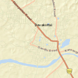 Devakottai Street Map